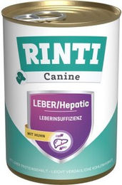 Produktbild von RINTI Canine Nassfutter Hund, Adult, Leber, Dose 12x400 g