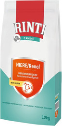 Produktbild von RINTI Canine Niere/Renal Huhn Hundetrockenfutter Diätnahrung Sparpaket 2 x 12 Kilogramm