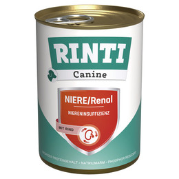 Produktbild von Rinti Canine Niere/Renal Rind - 12 x 400 g