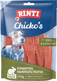 Produktbild von RINTI Chicko 170 Gramm Hundesnack Sparpaket 9 x 170 Gramm Kaninchen