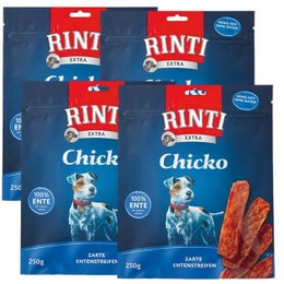 Produktbild von RINTI Chicko Ente Hundesnack - 4 x 250 g