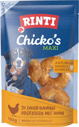 Produktbild von RINTI Chicko Kauring mit Huhn Hundesnack Groß 9 x 3 x 50 Gramm