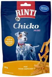 Produktbild von RINTI Chicko Mini 80 Gramm Hundesnacks Sparpaket 12 x 80 Gramm Huhn