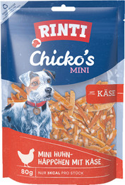 Produktbild von RINTI Chicko Mini 80 Gramm Hundesnacks Sparpaket 12 x 80 Gramm Huhn & Käse