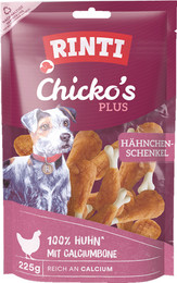 Produktbild von RINTI Chicko Plus 225 Gramm Hundesnacks Sparpaket 9 x 225 Gramm Hähnchenschenkel