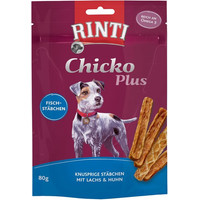Produktbild von RINTI Chicko Plus Fischstäbchen mit Lachs & Huhn - 12 x 80 g