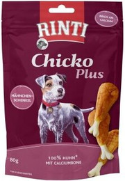 Produktbild von Rinti Chicko Plus Hähnchenschenkel mit Calcium - 225 g