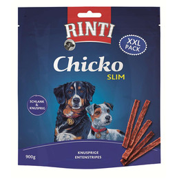 Produktbild von Rinti Chicko Slim Ente Knusprige Entenstripes - 4 x 225 g