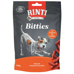 Produktbild von Rinti Extra Bitties mit Tomate und Kürbis - 12 x 100 g