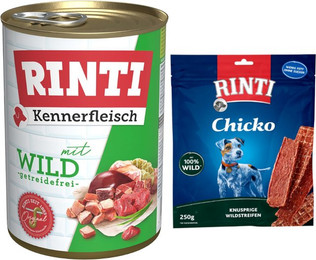 Produktbild von Rinti Extra Chicko Wild Hundesnack - 9 x 250 g