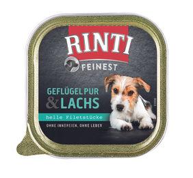 Produktbild von Rinti Feinest Geflügel Pur & Lachs - 11 x 150 g