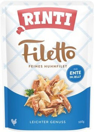 Produktbild von RINTI Filetto Huhn & Ente - 24 x 100 g