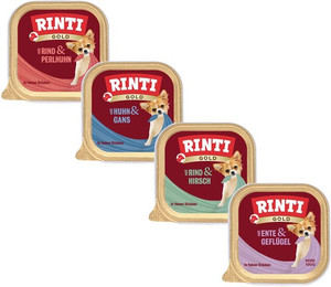 Produktbild von Rinti Gold Mini feine Stückchen Mix 4 Sorten 48x100g