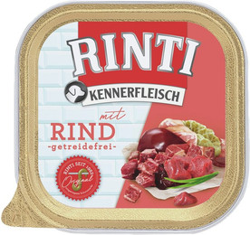 Produktbild von RINTI Kennerfleisch 300 Gramm Hundenassfutter 18 x 300 Gramm Rind