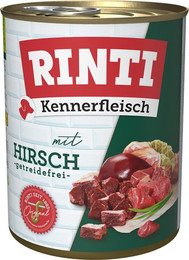 Produktbild von Rinti Kennerfleisch Hirsch 24x800g