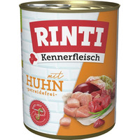 Produktbild von RINTI Kennerfleisch Hundenassfutter Huhn - 36 x 800 g