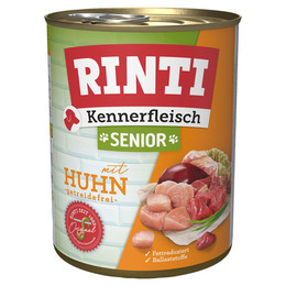 Produktbild von Rinti Kennerfleisch Junior mit Huhn - 12 x 800 g