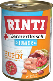 Produktbild von Rinti Kennerfleisch Junior mit Huhn - 12 x 400 g