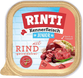 Produktbild von Rinti Kennerfleisch Junior mit Rind 18x300g