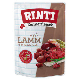 Produktbild von RINTI Kennerfleisch Lamm Nassfutter für Hunde - 10 x 400 g