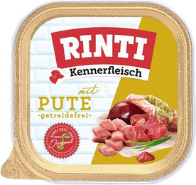 Produktbild von Rinti Kennerfleisch mit Pute Päckchen 18x300g