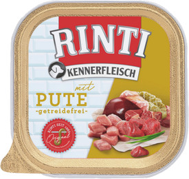 Produktbild von Rinti Kennerfleisch Pute Nassfutter für Hunde - 9 x 300 g