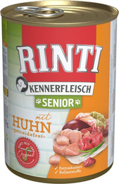 Produktbild von RINTI Kennerfleisch Senior 400g Dose Hundenassfutter 24 x 400 Gramm Huhn