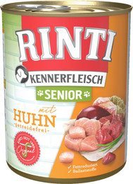 Produktbild von Rinti Kennerfleisch Senior Huhn - 12 x 800 g