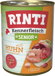 Produktbild von RINTI Kennerfleisch Senior Hundenassfutter mit Huhn - 36 x 800 g