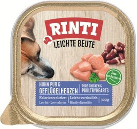 Produktbild von RINTI Leichte Beute Huhn pur mit ganzen Geflügelherzen - 9 x 300 g