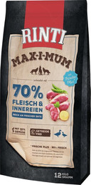 Produktbild von RINTI Max-I-Mum Ente Hundetrockenfutter Sparpaket 2 x 12 Kilogramm