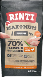Produktbild von RINTI Max-I-Mum Huhn Hundetrockenfutter Sparpaket 2 x 12 Kilogramm