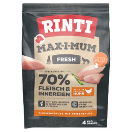 Produktbild von Rinti Max-i-Mum Huhn Trockenfutter - 4 kg