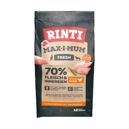 Produktbild von Rinti Max-i-Mum Huhn Trockenfutter für Hunde - 12 kg