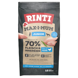 Produktbild von RINTI Max-I-Mum Junior Huhn Hundetrockenfutter - 2 x 12 kg