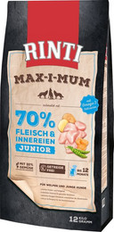 Produktbild von RINTI Max-I-Mum Junior Huhn Hundetrockenfutter Sparpaket 2 x 12 Kilogramm