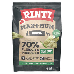 Produktbild von Rinti Max-i-mum Pansen Hundetrockenfutter - 4 kg