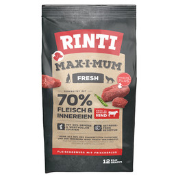 Produktbild von Rinti Max-i-mum Rind Hundetrockenfutter - 2 x 12 kg