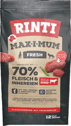 Produktbild von RINTI Max-I-Mum Rind Hundetrockenfutter Sparpaket 2 x 12 Kilogramm