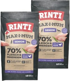 Produktbild von RINTI MAX-I-MUM Senior Huhn - 2 x 12 kg