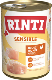 Produktbild von RINTI Sensible 400g Dose Hundenassfutter 12 x 400 Gramm Huhn & Reis