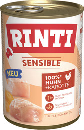 Produktbild von Rinti Sensible Huhn & Karotte - 12 x 400 g