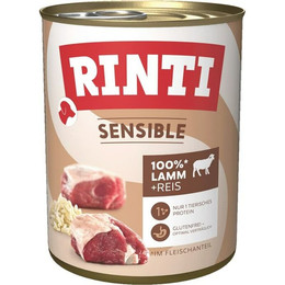 Produktbild von Rinti Sensible Lamm und Reis - 6 x 800 g