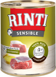 Produktbild von Rinti Sensible Pute + Kartoffel - 12 x 400 g