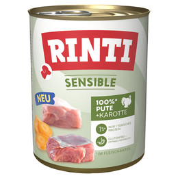 Produktbild von RINTI Sensible Pute mit Karotte - 6 x 800 g