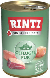Produktbild von Rinti Singlefleisch Exclusive Geflügel pur - 24 x 400 g