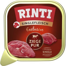 Produktbild von RINTI Singlefleisch Exclusive Nassfutter Hund, Adult 10x150 g Ziege