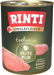 Produktbild von Rinti Singlefleisch Exclusive Pute pur - 12 x 800 g