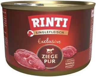 Produktbild von RINTI Singlefleisch Exclusive Ziege pur - 12 x 185 g