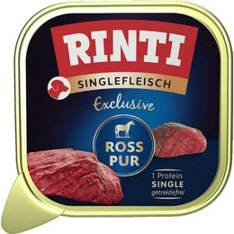 Produktbild von Rinti Singlefleisch Excusiv Schale 150g Hundenassfutter 20 x 150 Gramm Ross PUR